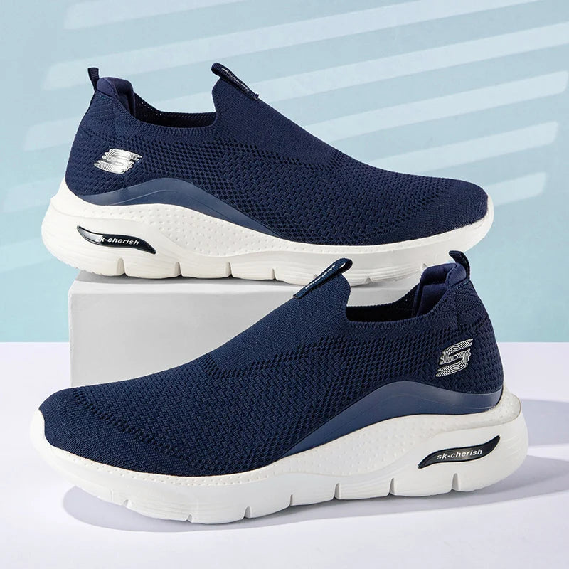 Casual Sneaker for Men Outdoor Comfortable Men'S Sports Sneakers Breathable Fashion Slip-On Mans Shoes Spring Summer Main Push