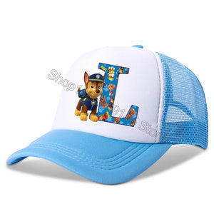 New  Kids Letters Baseball Caps Boys Cartoon Casuals Hat Children Sports Sun Hat Adjustable Peaked Cap Birthday Gifts