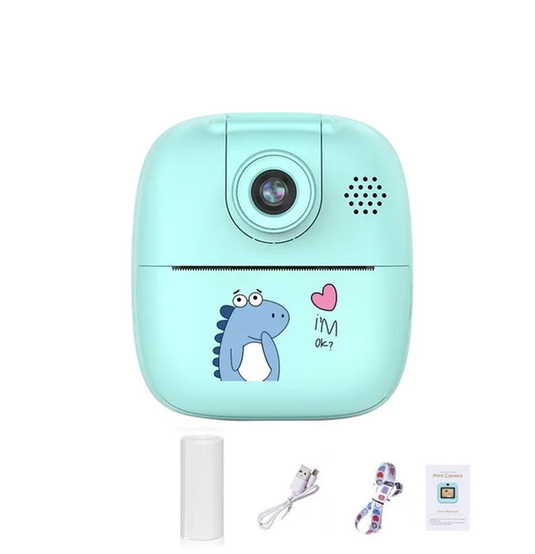 "Smart Instant Print Dual Lens Kids Camera - Perfect Birthday Gift!"