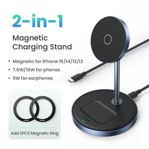 Wireless Magnetic Charging Stand for iPhone and AirPods - 20W Max Output