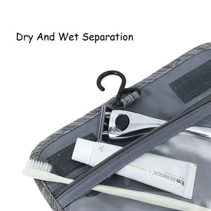 Professional Travel Cosmetic Bag with Hanging Toiletries Organizer