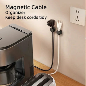 Organize Your Workspace with Magnetic Cable Clips - Available in Multiple Pack Options