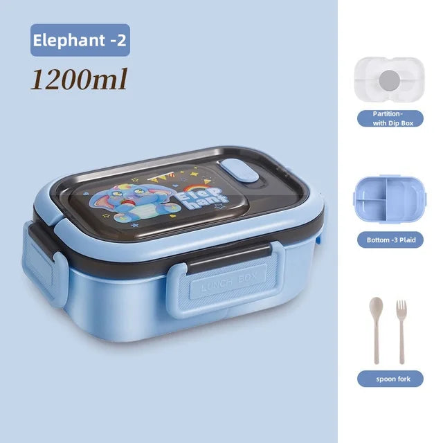 1200ML Double Layer Lunch Box 