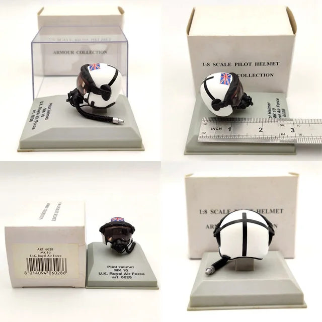 CDC Armour Mint 1/8 Scale Pilot Helmet HGU 26P/33P/55P/MK 10/Gueneau 316/APH 6B Diecast Models Toys Collection Gift