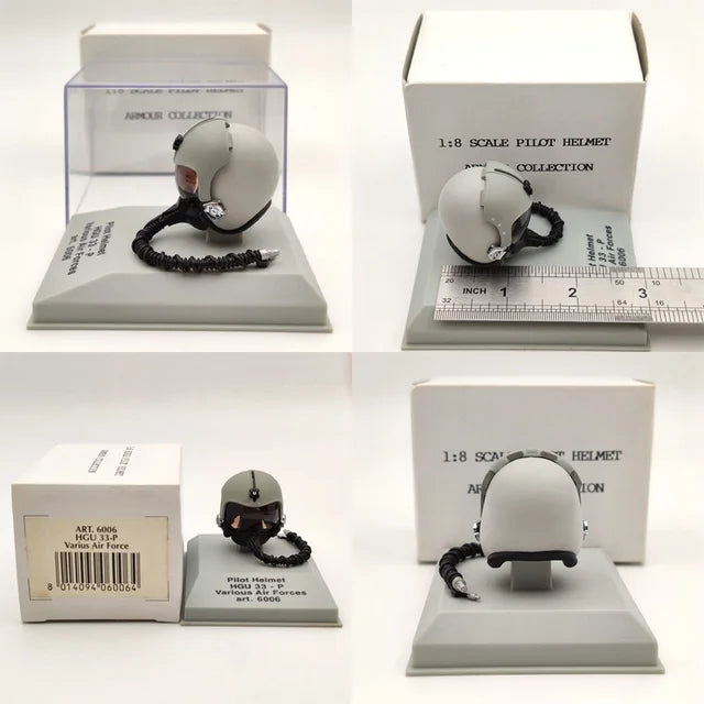 CDC Armour Mint 1/8 Scale Pilot Helmet HGU 26P/33P/55P/MK 10/Gueneau 316/APH 6B Diecast Models Toys Collection Gift