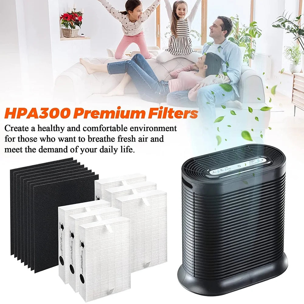 HPA300 HEPA Filter and Activated Carbon Pre-Filter Set for Honeywell Air Purifiers