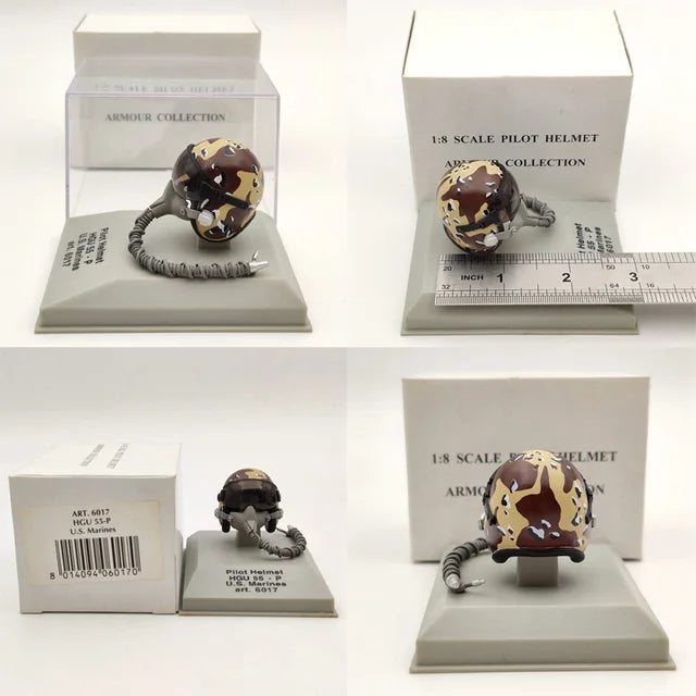 CDC Armour Mint 1/8 Scale Pilot Helmet HGU 26P/33P/55P/MK 10/Gueneau 316/APH 6B Diecast Models Toys Collection Gift