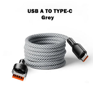 100W Magnetic USB A/USB C to Type C Fast Charging Cable