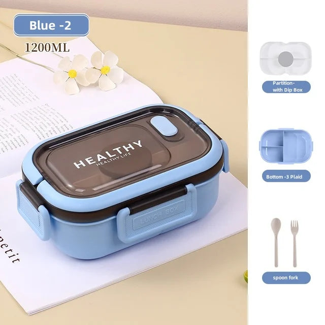 1200ML Double Layer Lunch Box 