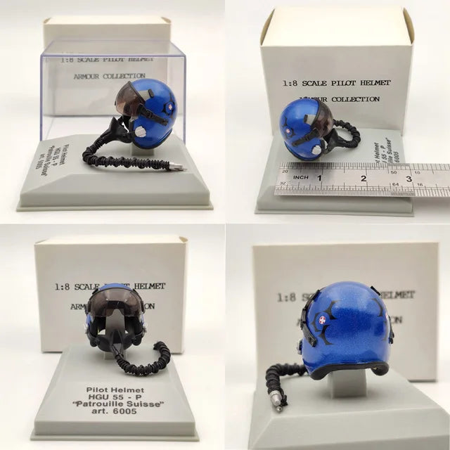 CDC Armour Mint 1/8 Scale Pilot Helmet HGU 26P/33P/55P/MK 10/Gueneau 316/APH 6B Diecast Models Toys Collection Gift