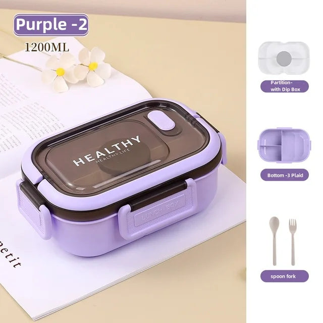 1200ML Double Layer Lunch Box 