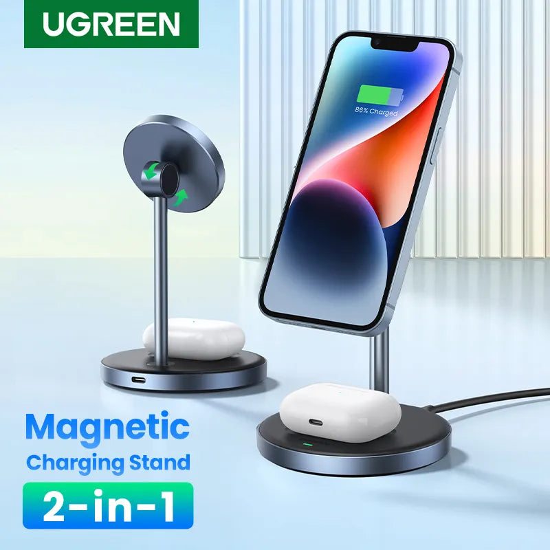 Wireless Magnetic Charging Stand for iPhone and AirPods - 20W Max Output