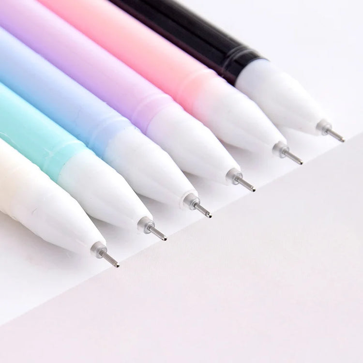 6Pcs/Set 0.38Mm Cat Gel Pen 