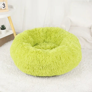 Dog Bed Donut Big Large round Basket Plush Beds for Dogs Medium Accessories Fluffy Kennel Small Puppy Washable Pets Cat Products