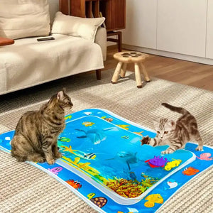 Sensory Water Mat Thickened Sensor Play Water Sensor Cat Mat Pet Supplies Cleaning Cooling Mat Summer Cat Pets Accessories