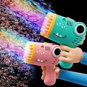 Dinosaur Bubble Machine - Fun Electric Bubble Gun 