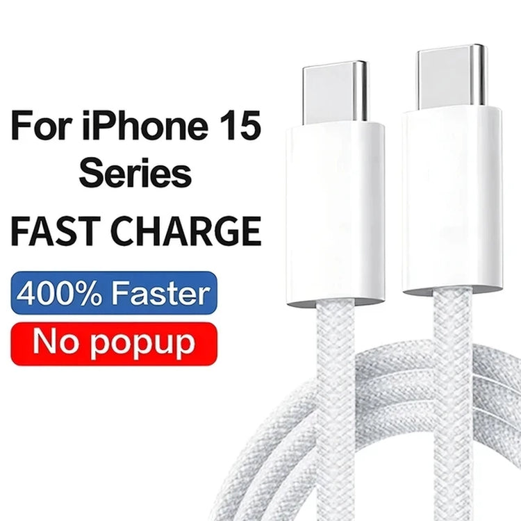 Apple 35W PD Fast Charger with USB Type C for iPhone Models - Charging Data Cable and Accessories