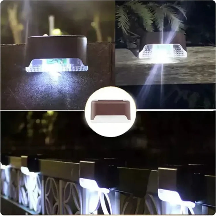 Solar Lamp Path Deck Outdoor Stair Light Garden LED Lights Waterproof Balcony Lighting Solar Lamp for Garden Step Patio Fence