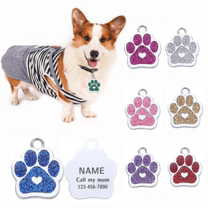 Custom Logo Pet Dog Tag Personalized Cat and Dog Keychain Anti-Lost Pet ID Tag Pendant Pet Supplies Wholesale