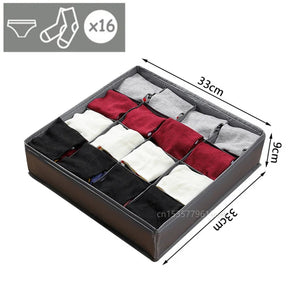 Socks Organizer Underwear Bra Storage Box Cabinet Drawer Organizer for Clothes Ties Wardrobe Clothes Organizer Cabinet Separator