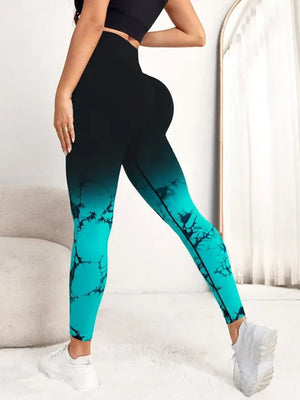 Yoga Pants Women Seamless Leggings Push up Sports Fitness Joggings High Waist Gym Workout Scrunch Tie Dye Running Leggings