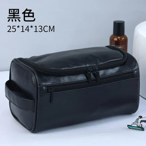 Large Travel Cosmetic Bag for Women Leather Makeup Organizer Female Toiletry Kit Bags Make up Case Storage Pouch Luxury Lady Box