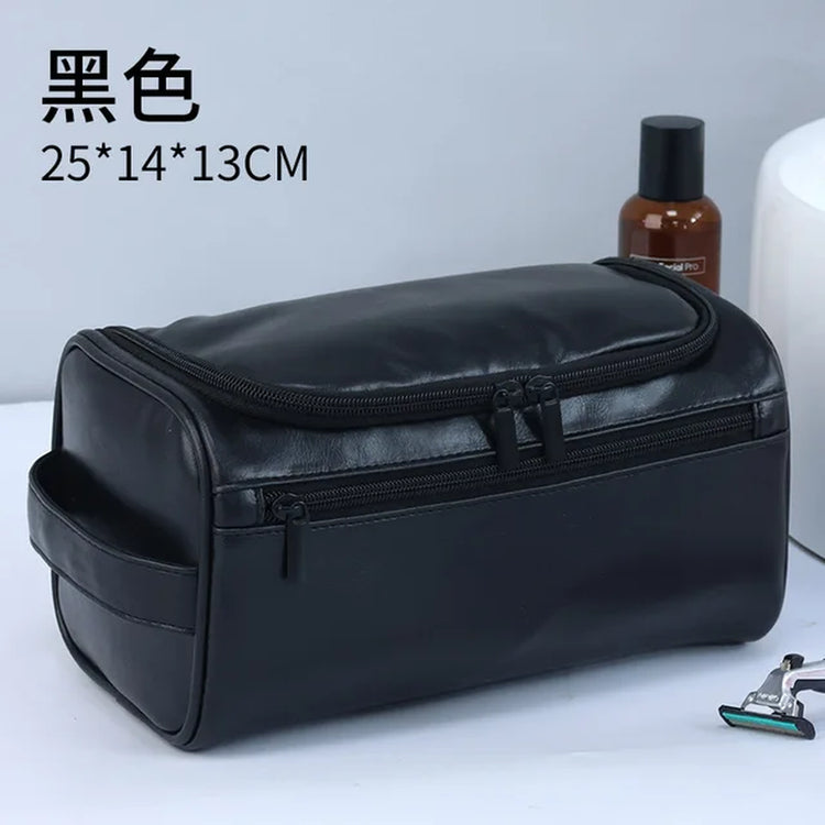 Large Travel Cosmetic Bag for Women Leather Makeup Organizer Female Toiletry Kit Bags Make up Case Storage Pouch Luxury Lady Box