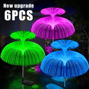 Solar Pathway Lights Outdoor Garden Jellyfish Decor Lawn Lights Solar Power Waterproof Yard Walkway Patio Decor Flowers Lamp