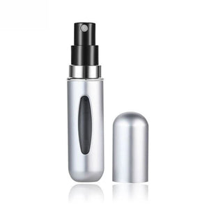 5Ml Traveling Perfume Atomizer Portable Liquid Container for Cosmetics Mini Metal Aluminum Pump Spray Empty Bottle Refillable