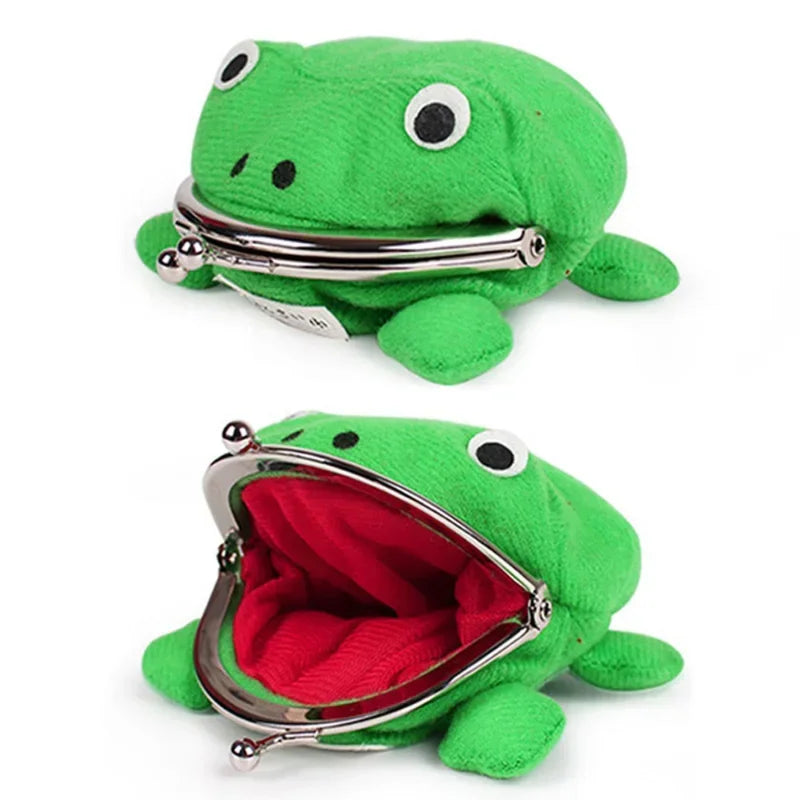 Anime Naruto Frog Wallet Uzumaki NARUTO Coin Purses Plush Manga Cosplay Accessories Kawaii Mini Purse Bag Kids Birthday Toy Gift