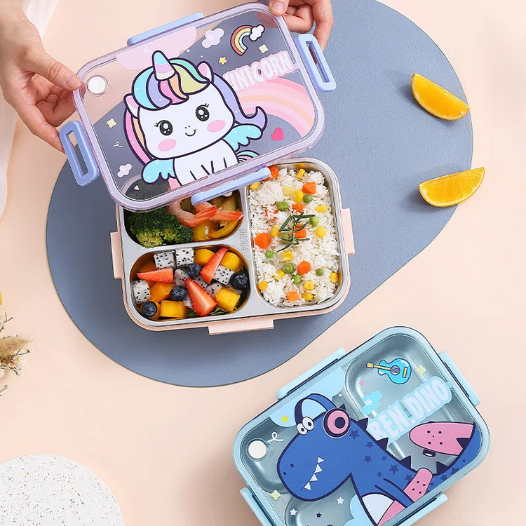 800Ml Lunch Box with Spoon 