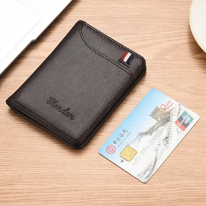 1PC New Super Slim Soft Wallet PU Leather Mini Credit Card Wallet Purse Card Holders Men Wallet Thin Small Short Skin Wallets