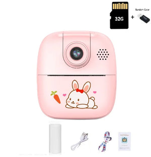 "Smart Instant Print Dual Lens Kids Camera - Perfect Birthday Gift!"