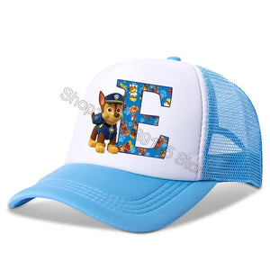 New  Kids Letters Baseball Caps Boys Cartoon Casuals Hat Children Sports Sun Hat Adjustable Peaked Cap Birthday Gifts