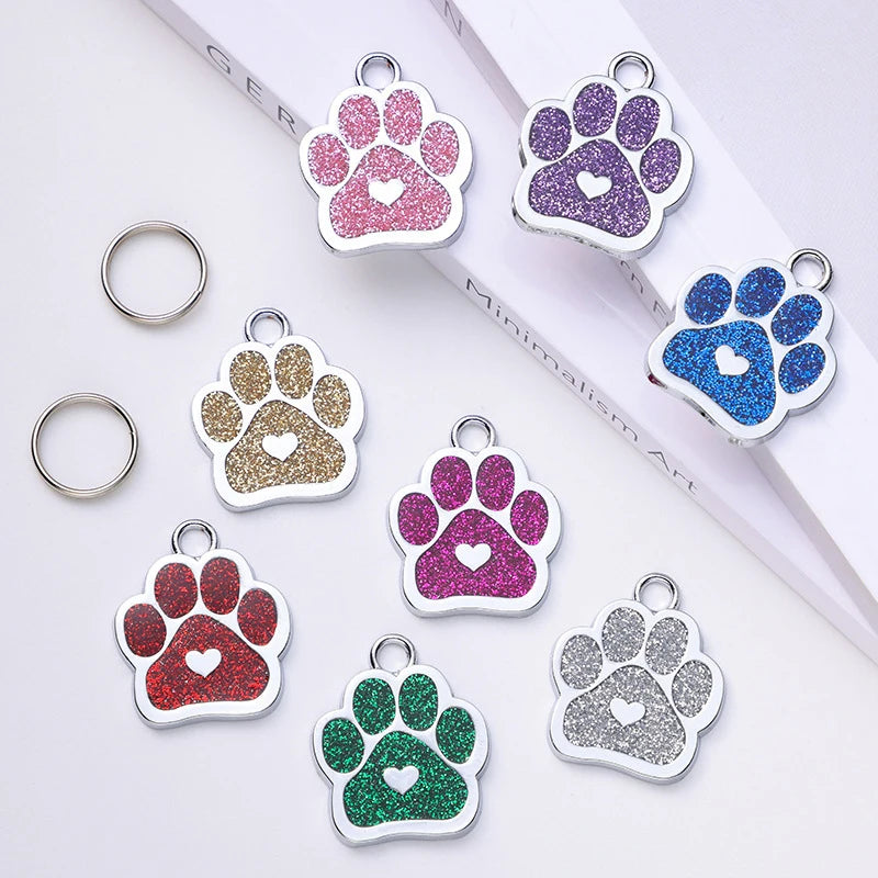 Custom Logo Pet Dog Tag Personalized Cat and Dog Keychain Anti-Lost Pet ID Tag Pendant Pet Supplies Wholesale