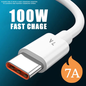 Super-Fast 100W Type C USB Cable - Fast Charging 